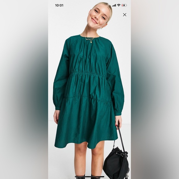 ASOS DESIGN Cotton Smock Dress - Picture 1 of 3